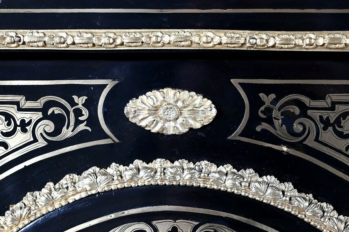 photo buy Support Cabinet In Blackened Pear Tree, Napoleon III Period   Mid 19th Century