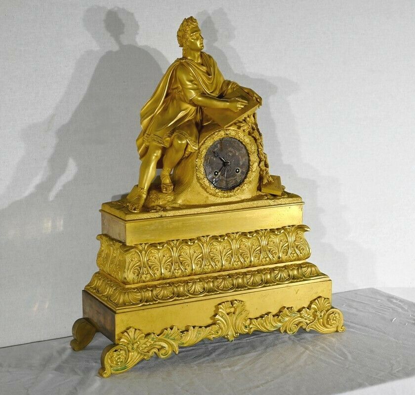 Important Gilt Bronze Clock   1st Part Of The 19th Century photo furniture