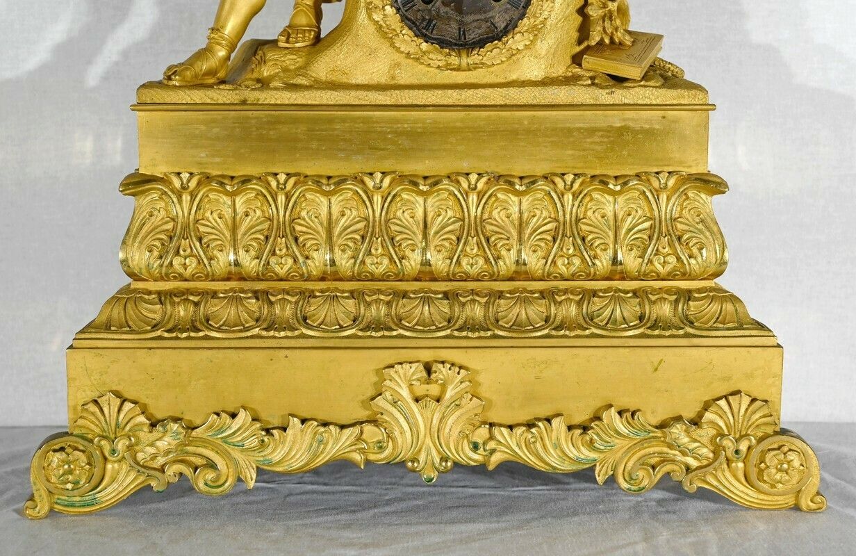 photo buy Important Gilt Bronze Clock   1st Part Of The 19th Century