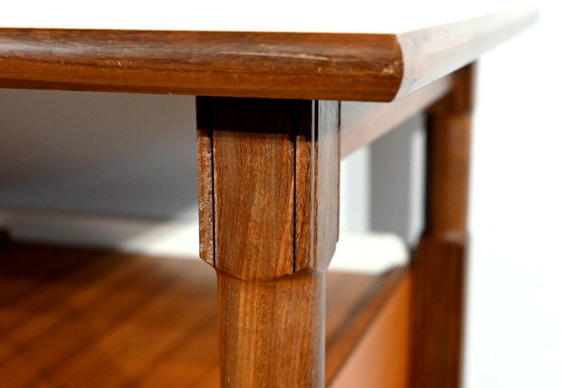 Furniture Small Mahogany And Teak Desk, Gautier Style – 1960s photo
