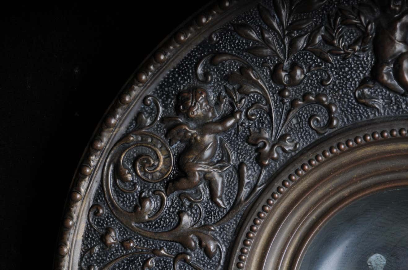 photo vintage Rare Angel Relief Porcelain Painting Beer Cellar, 1890