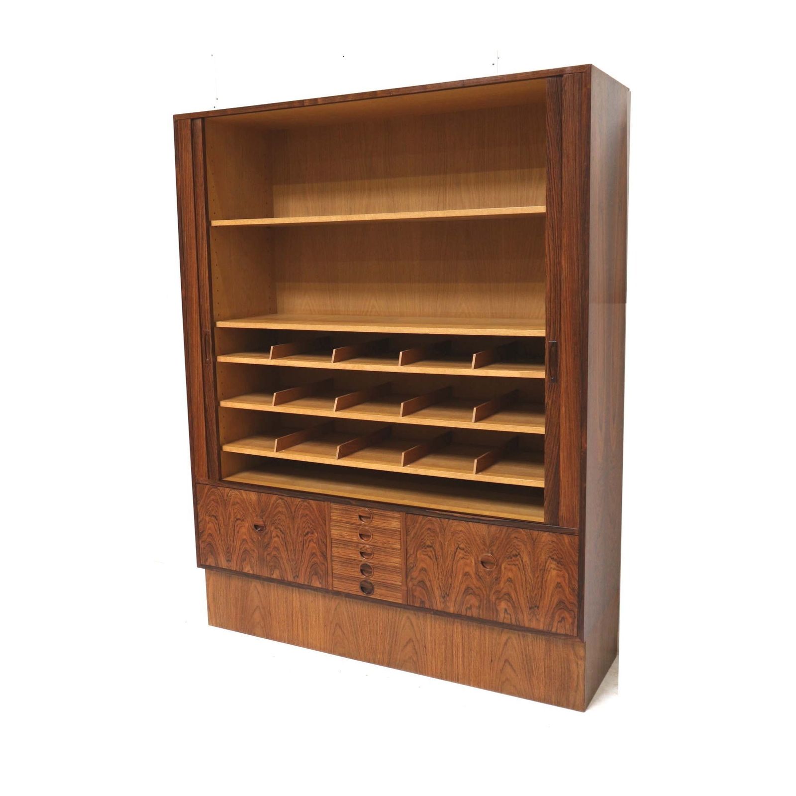 Xxl Vintage Rosewood Sideboard / Highboard Made In The 60s photo vintage