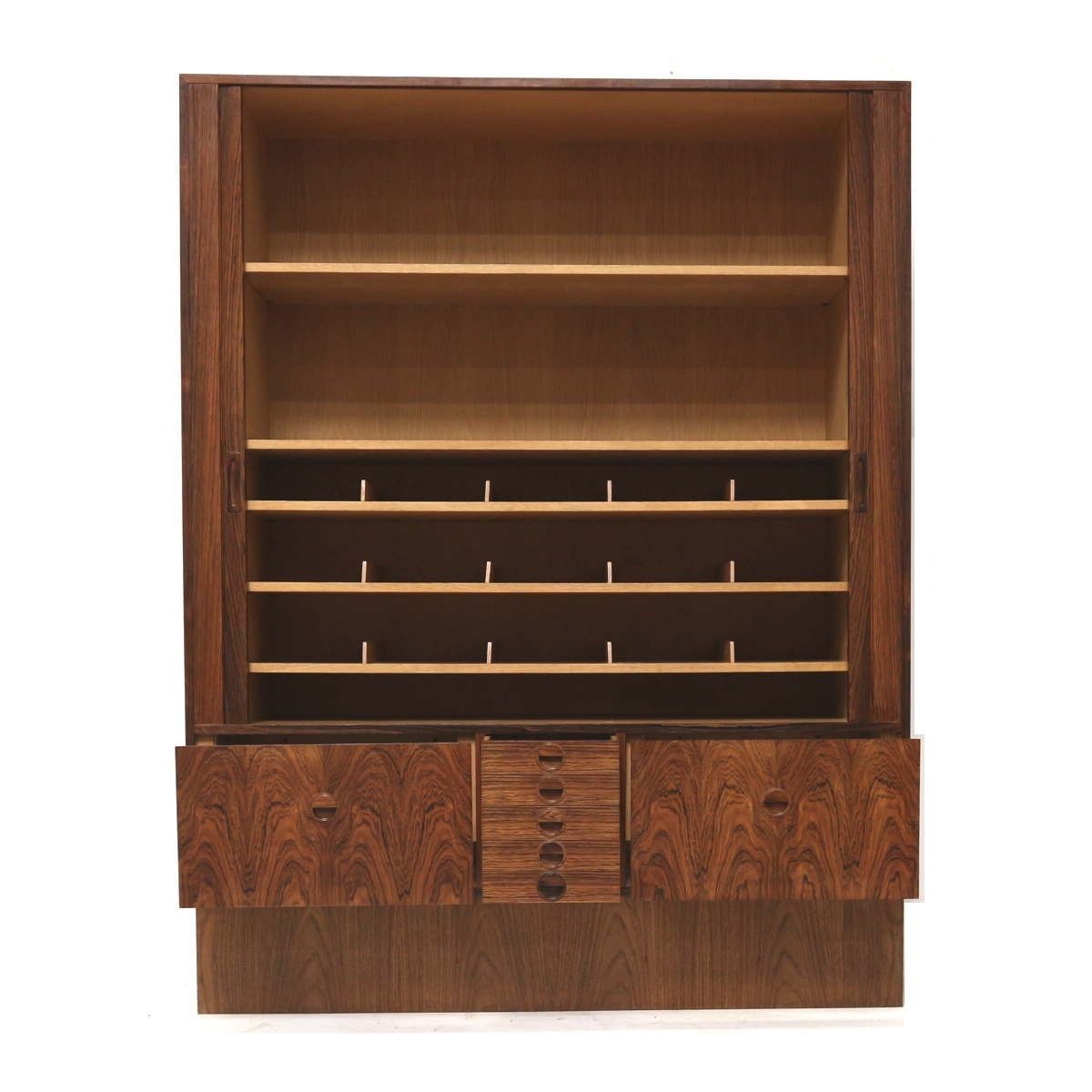 photo furniture Xxl Vintage Rosewood Sideboard / Highboard Made In The 60s