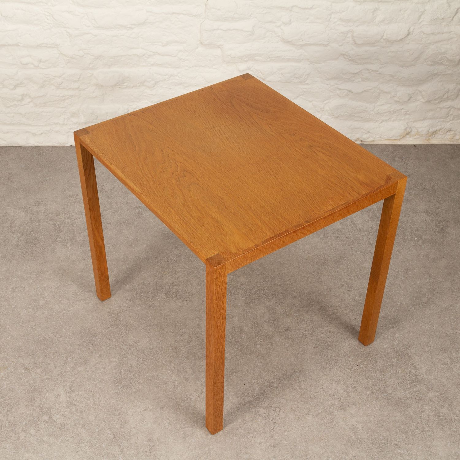 Pair Of Mid Century Oak Side Tables By M. Ryder And Eskild Pontoppidan, Denmark 1960s photo vinterior