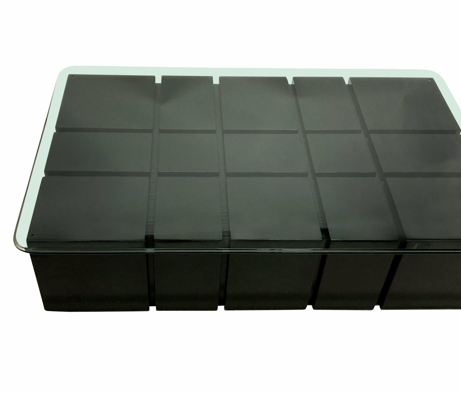 An Italian Mid Century Black Lacquered Occasional Table photo vinterior
