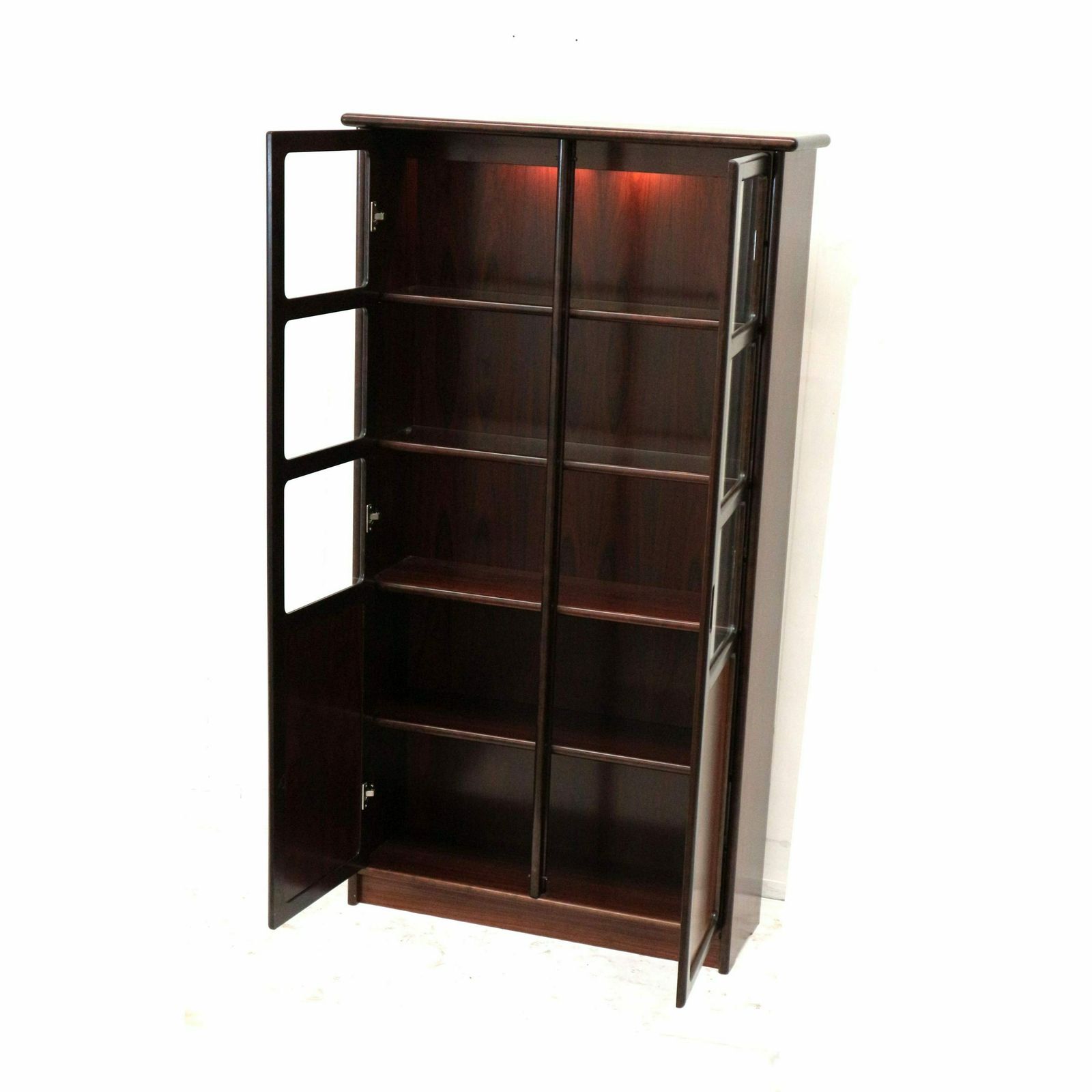 Vintage Glass Cabinet / Display Cabinet By Dyrlund Made In The 1950s photo 932.88