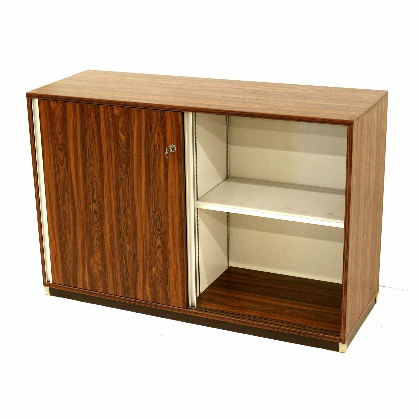 Vintage Sideboard / Cupboard With Sliding Doors Made In The 1970s photo furniture