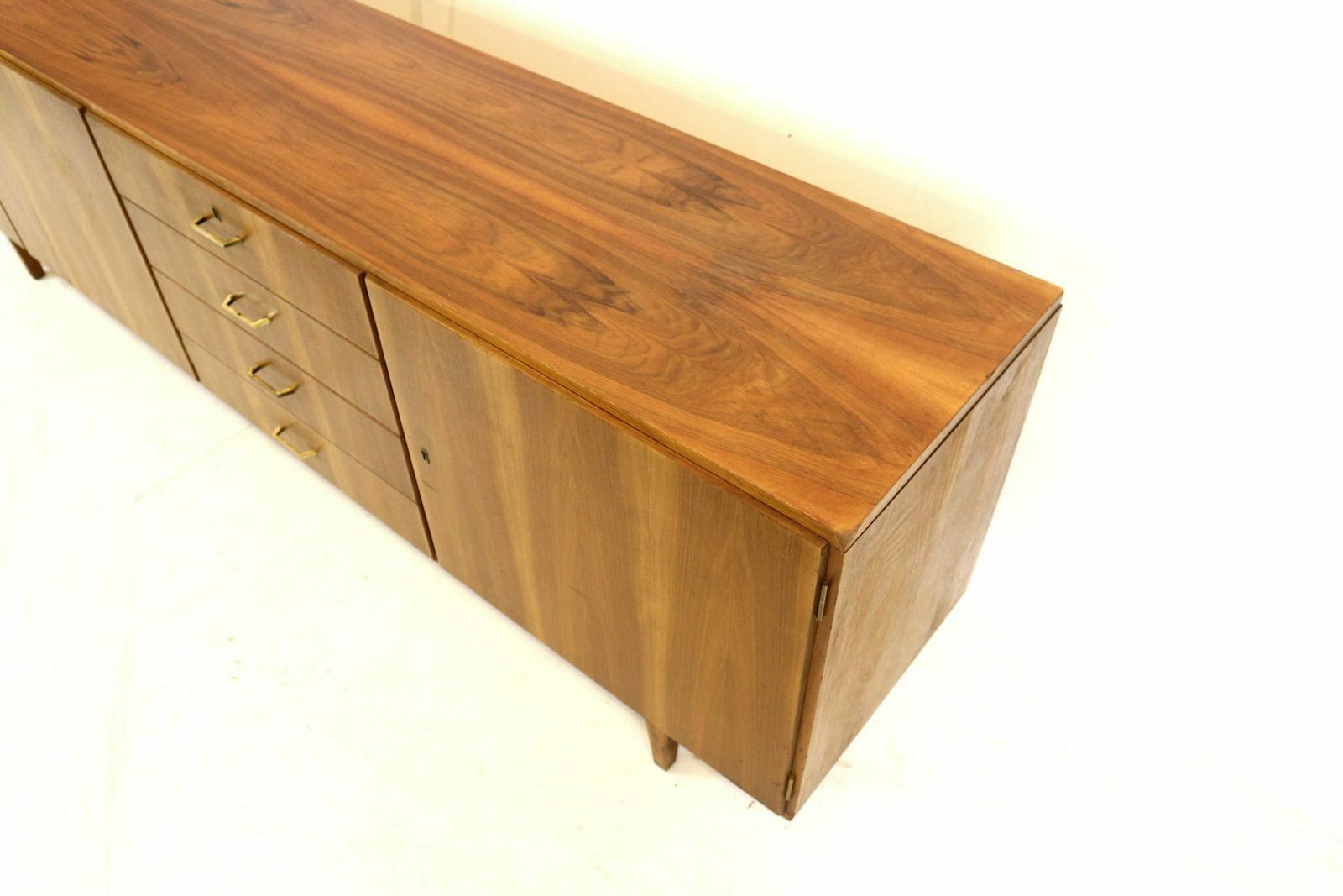 Large Vintage Sideboard With Drawers And Doors Made In The 60s photo Furniture