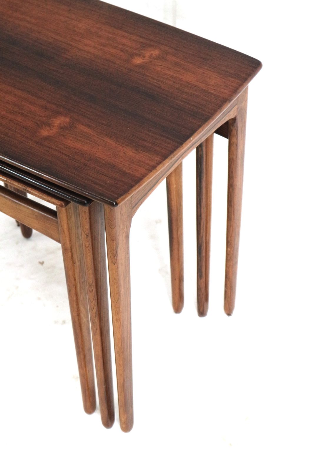 Danish Vintage Rosewood Mimiset / Set Of 3 Side Tables Made In The 60s photo 542.88