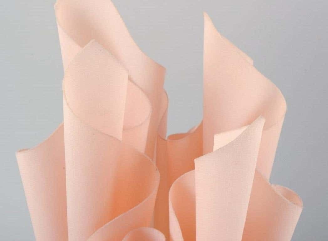 Georgia Jacobs, French Designer, A Pair Of Rose Coloured Table Lamps In Resin photo Lighting