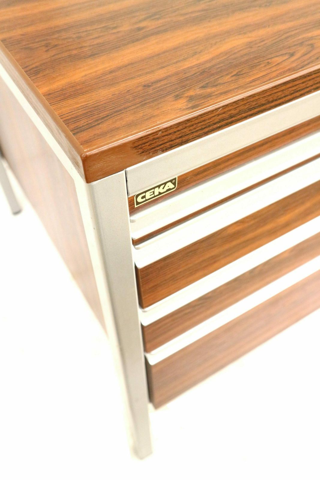 Vintage Desk With Drawers Made In The 1970s photo for sale