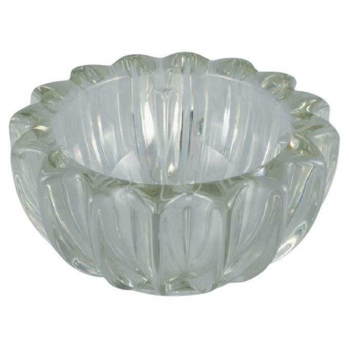 Pierre Gire 1901 1984 Aka Pierre Daesn. Large Bowl In Clear Art Glass photo furniture