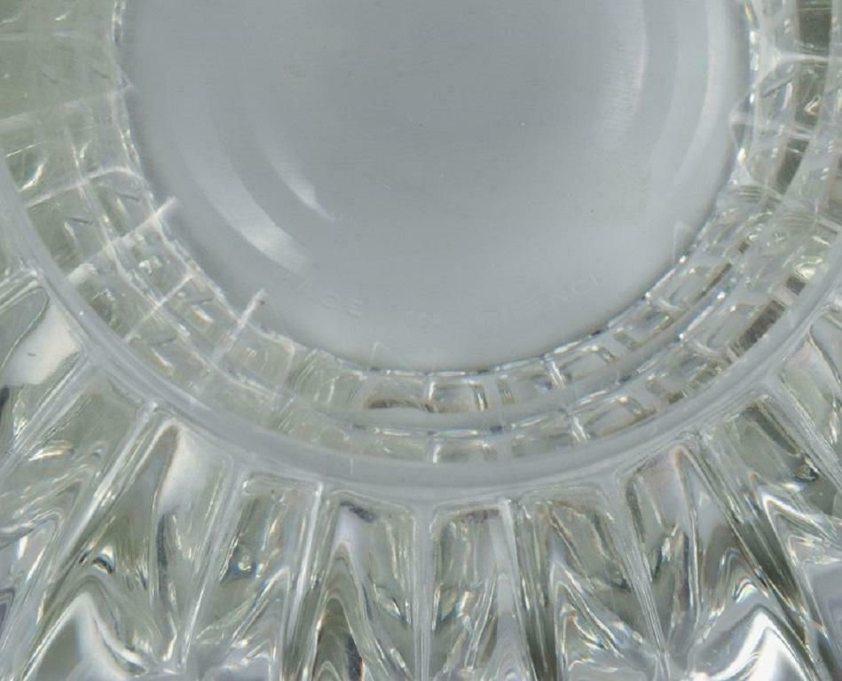 Pierre Gire 1901 1984 Aka Pierre Daesn. Large Bowl In Clear Art Glass photo vinterior