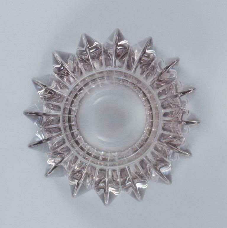 Pierre Gire 1901 1984 Aka Pierre Daesn Large Bowl In Smoked Art Glass photo Home Decor