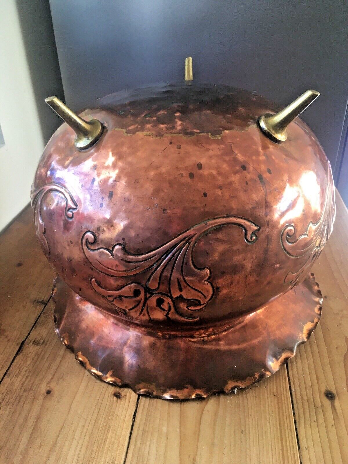 photo furniture Arts & Crafts Christopher Dresser For Benham & Froud Copper Jardiniere Planter