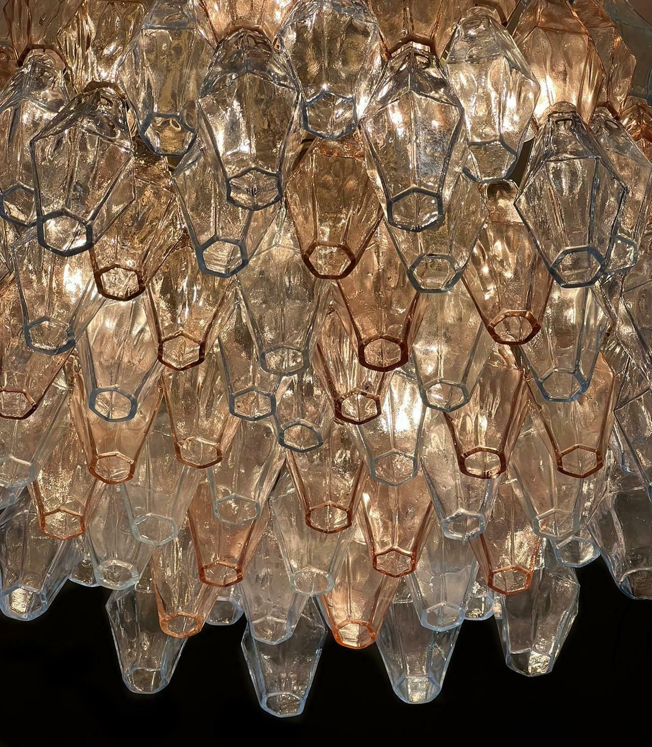 Original Poliedri Chandelier By Carlo Scarpa For Venini, Murano, 1950 photo buy