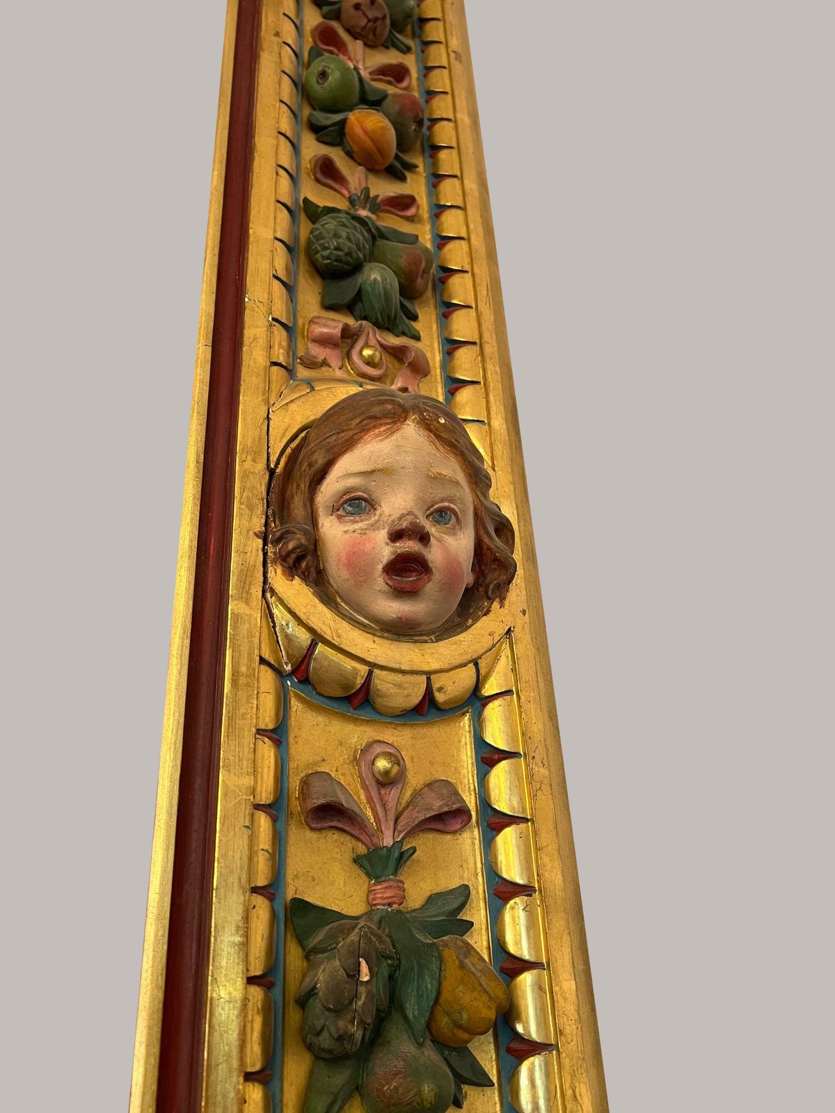 photo vintage Impressive Neo Baroque Italian Ceiling Frame, Florence, 1910