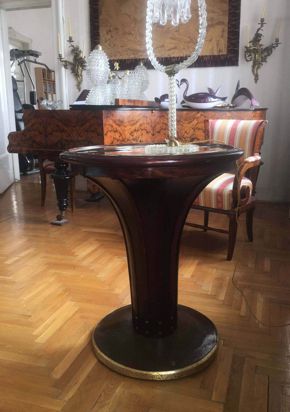 8076.0 Original Secession Table By Otto Prutscher & Thonet Gebrueder, Vienna, 1920s photo