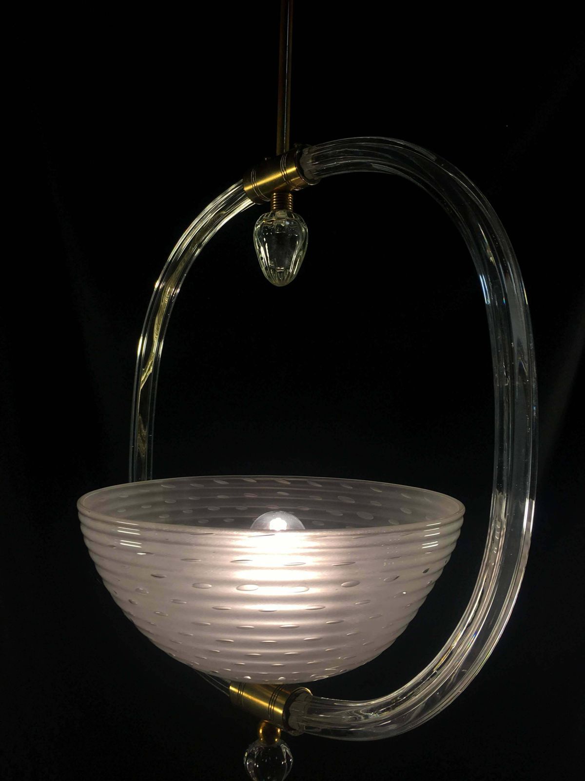 photo for sale Charming Italian Chandelier By Barovier & Toso, Murano, 1940