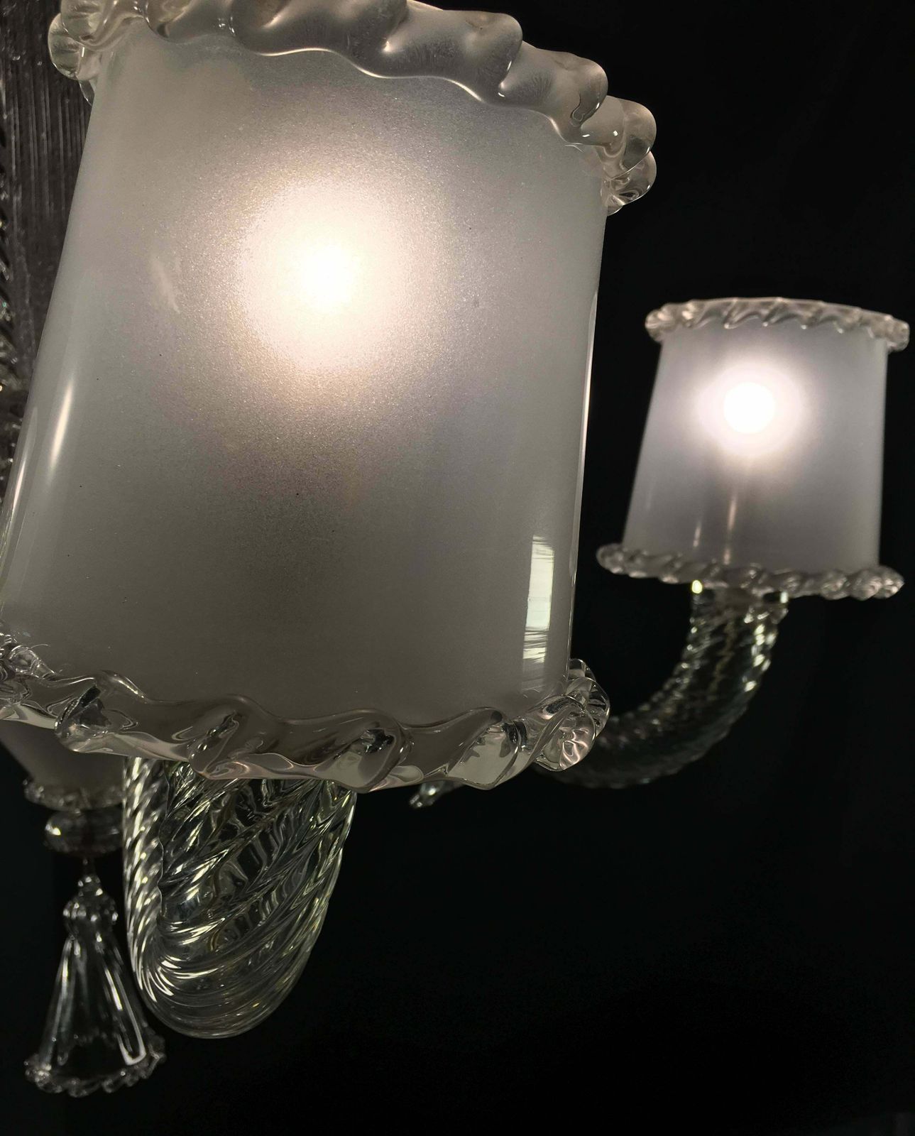 photo for sale Chandelier By Barovier & Toso, Murano, 1940s
