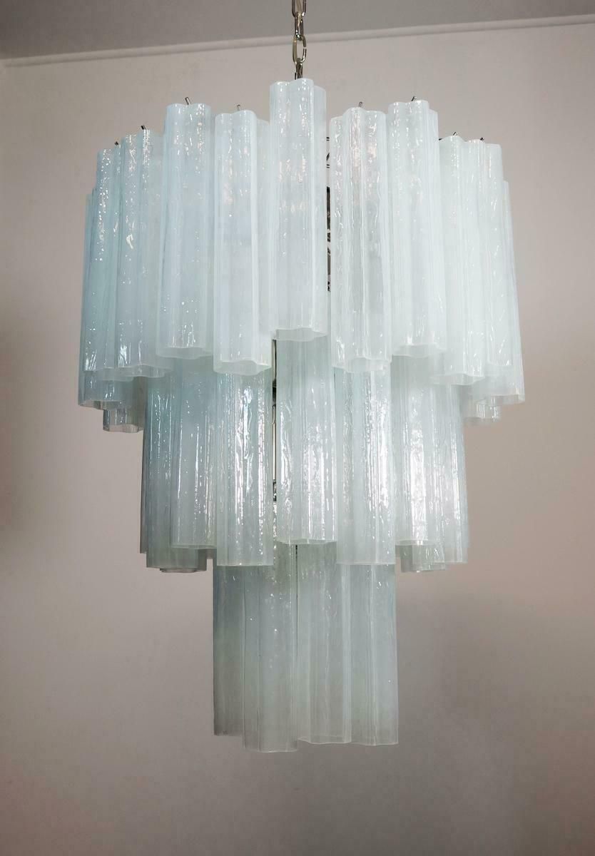Trio Of 48 Tronchi Chandeliers In Toni Zuccheri Style For Venini, Murano photo 5441.0