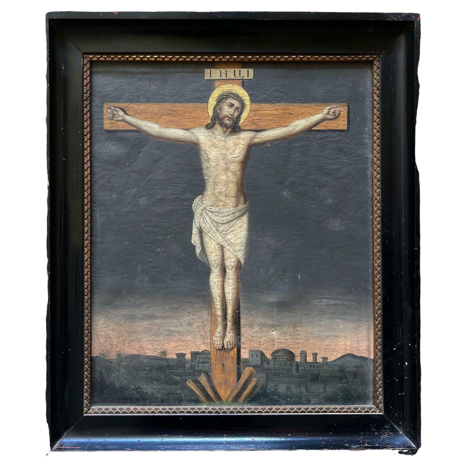 Christ On The Cross And His Mother After The Deposition, Italy, 18th Century