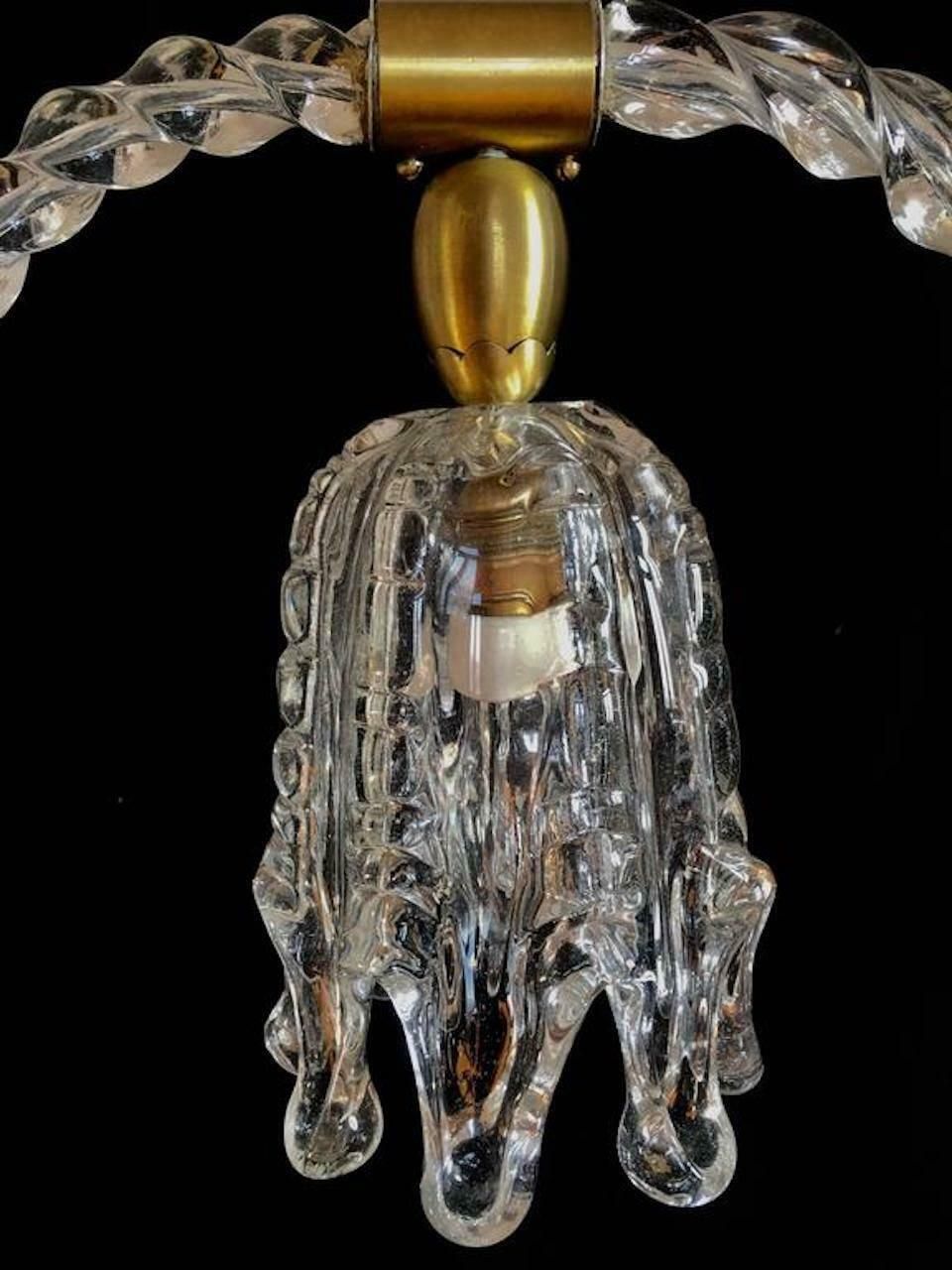 Table Lamp Art Deco By Ercole Barovier, Murano, 1940s photo buy