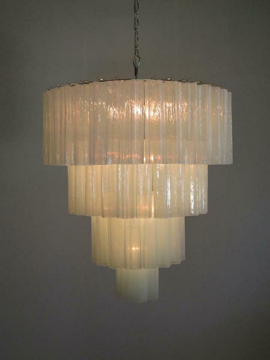 photo furniture Pair Of 48 Tronchi Chandeliers In Toni Zuccheri Style For Venini, Murano
