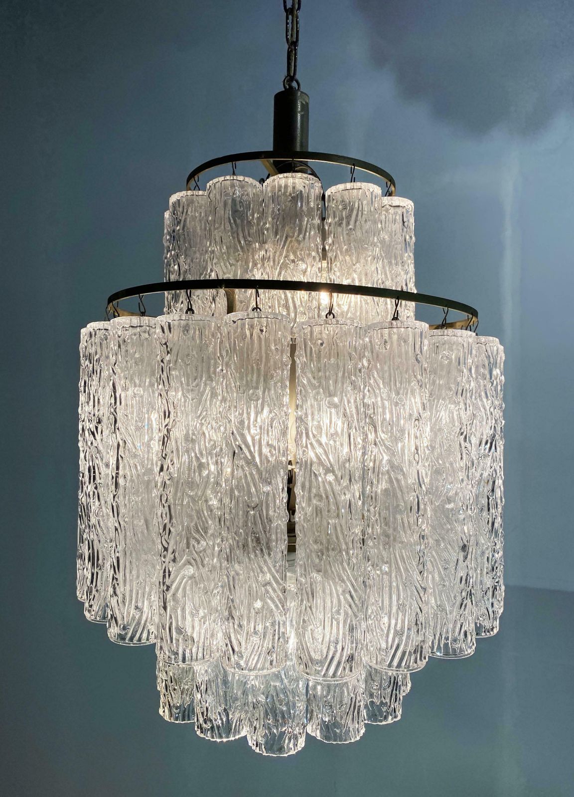 Italian Tronchi Chandelier By Toni Zuccheri For Venini, Murano, 1950 photo furniture