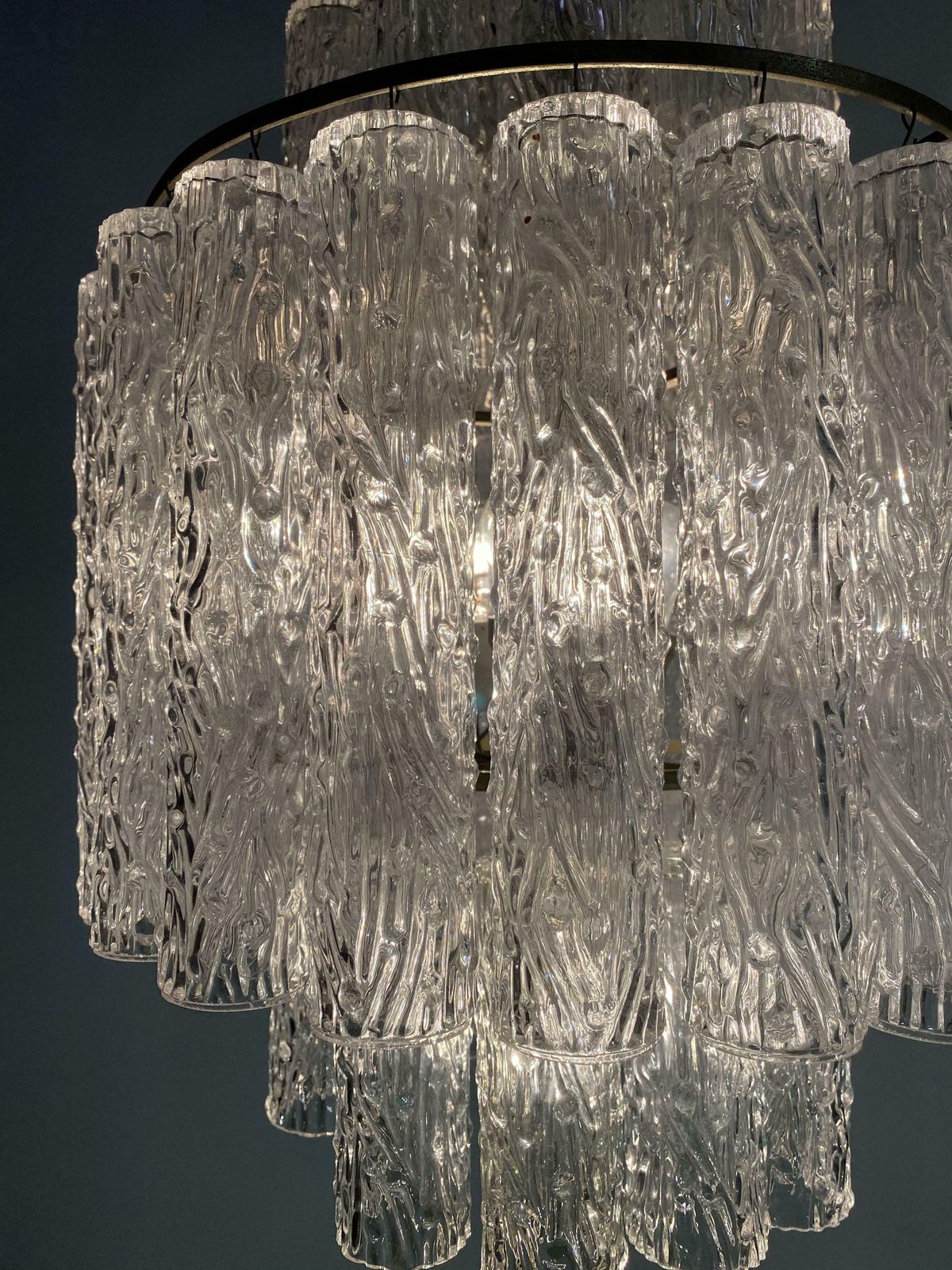 photo buy Italian Tronchi Chandelier By Toni Zuccheri For Venini, Murano, 1950