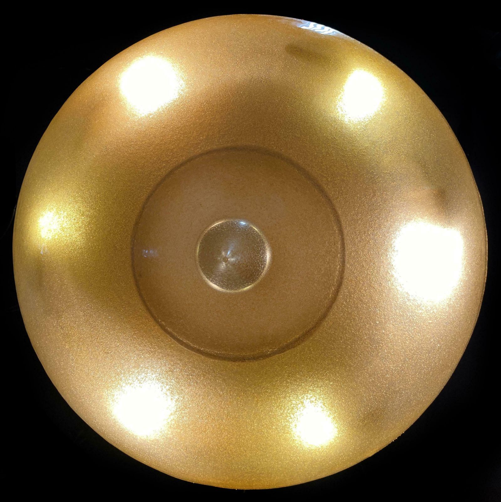 Amazing Murano Chandelier With Gold Inclusions, 1990s photo Lighting