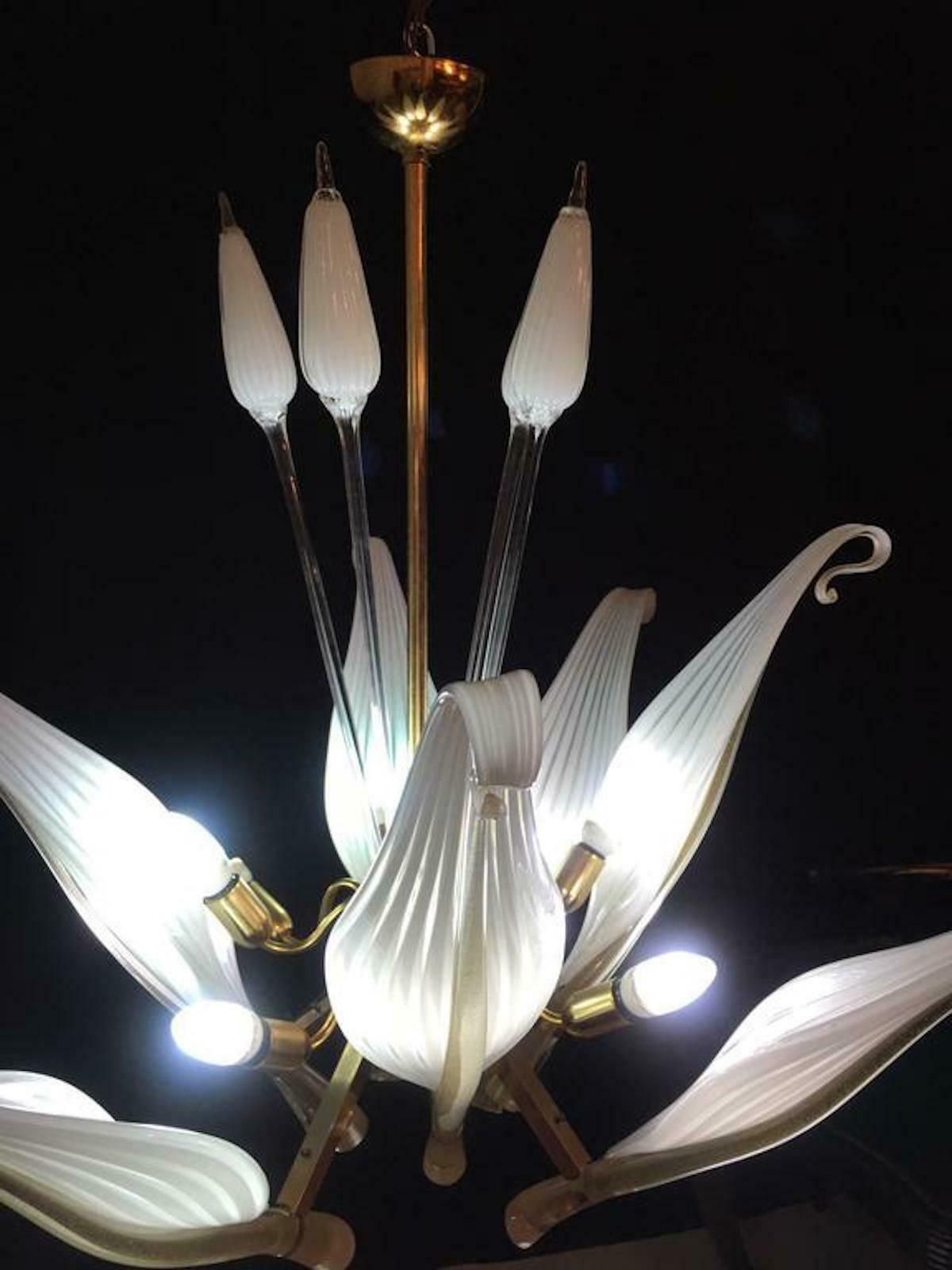 Fantastic Franco Luce For Seguso Murano Chandelier photo Lighting