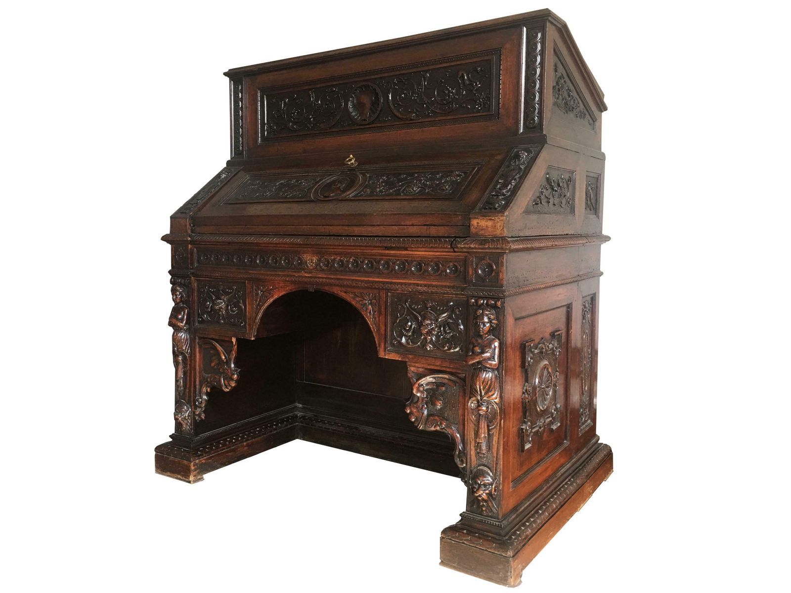 Majestic Italian Desk  Circa 1820 photo furniture