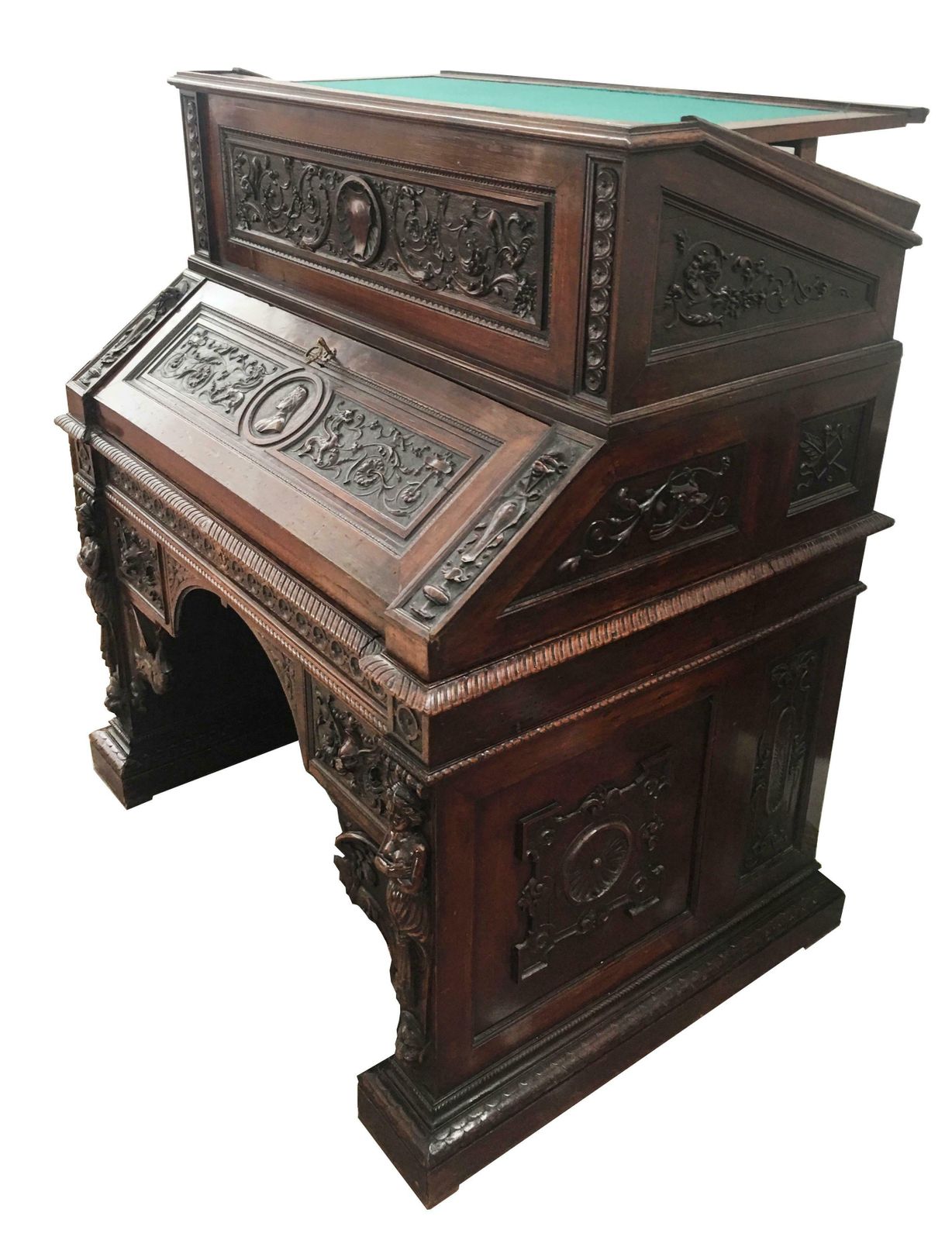 Majestic Italian Desk  Circa 1820 photo for sale