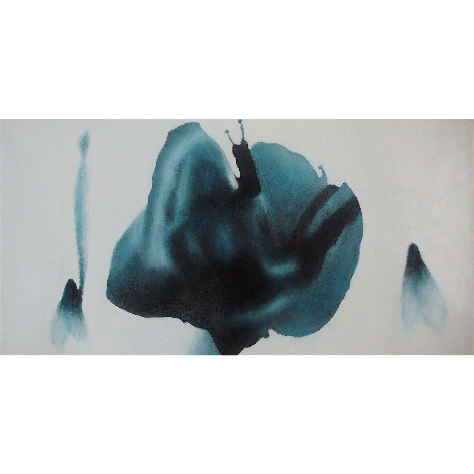 "Heavenly Body Lix" By Taeko Mima Oil On Canvas Painting, 1989