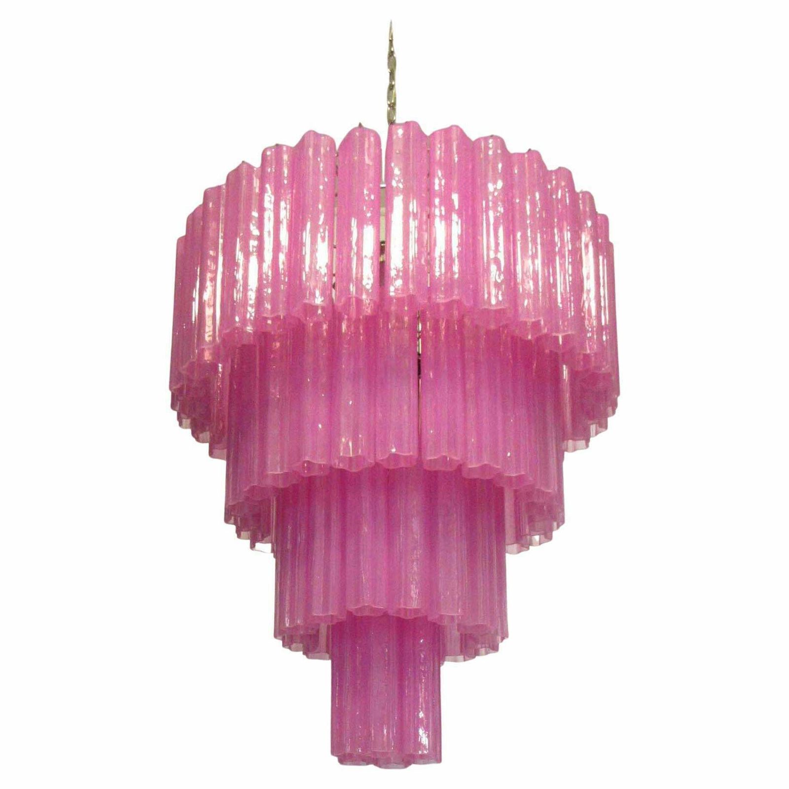 Amazing Pair Of Tronchi Chandeliers Style Toni Zuccheri For Venini, Murano photo Lighting