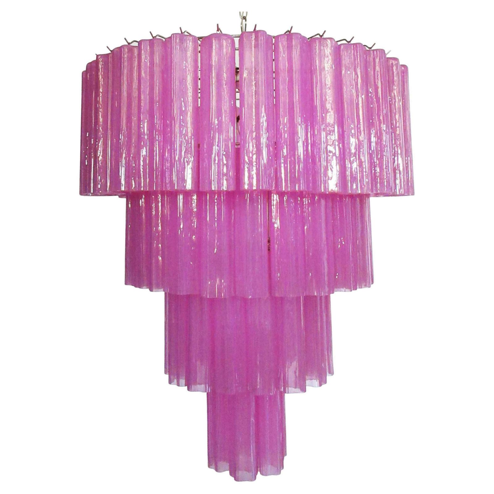 Amazing Pair Of Tronchi Chandeliers Style Toni Zuccheri For Venini, Murano photo vintage
