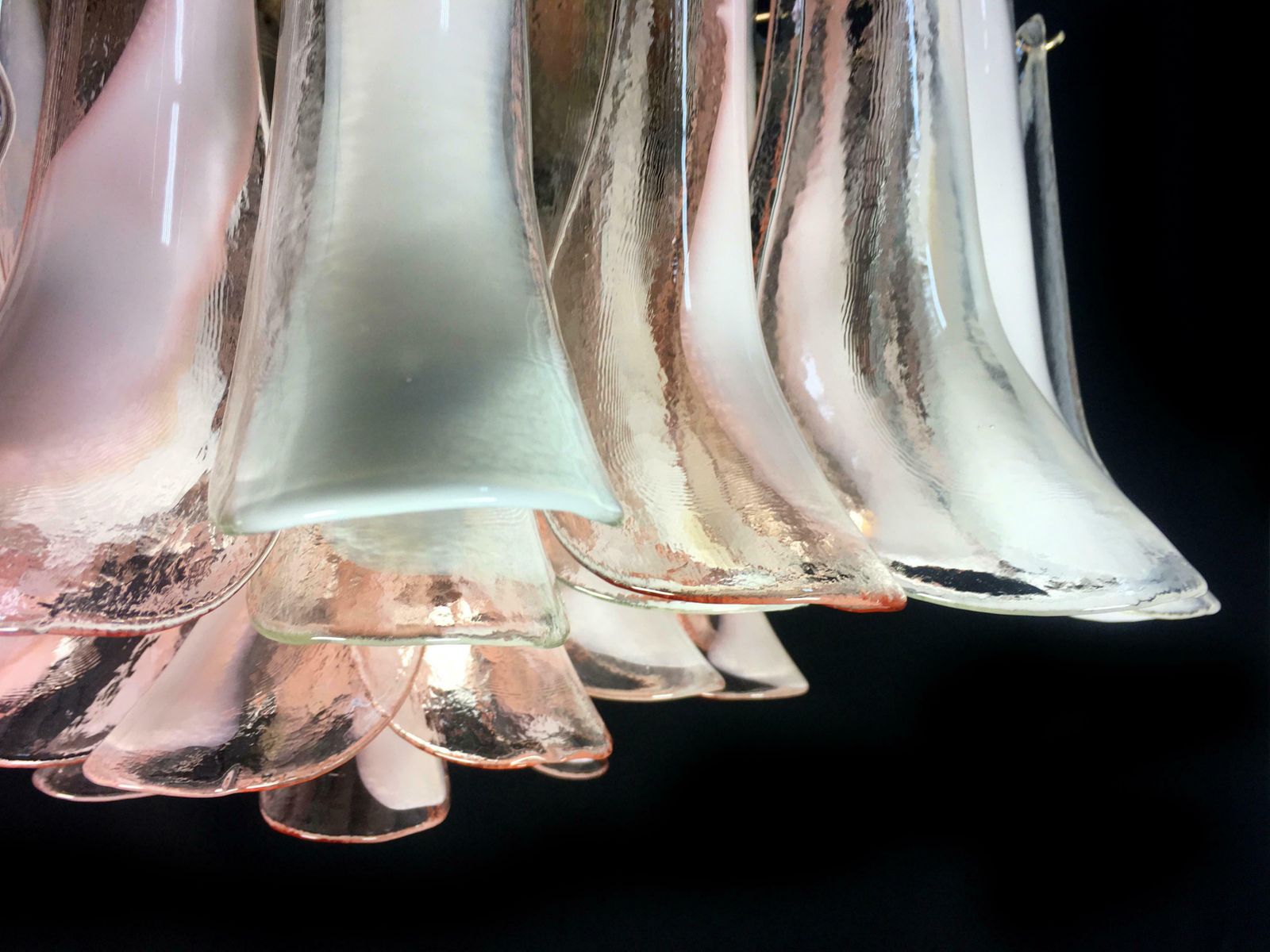 Flamingo' 64 Petal Italian Chandeliers Ceiling Lights, Murano photo buy