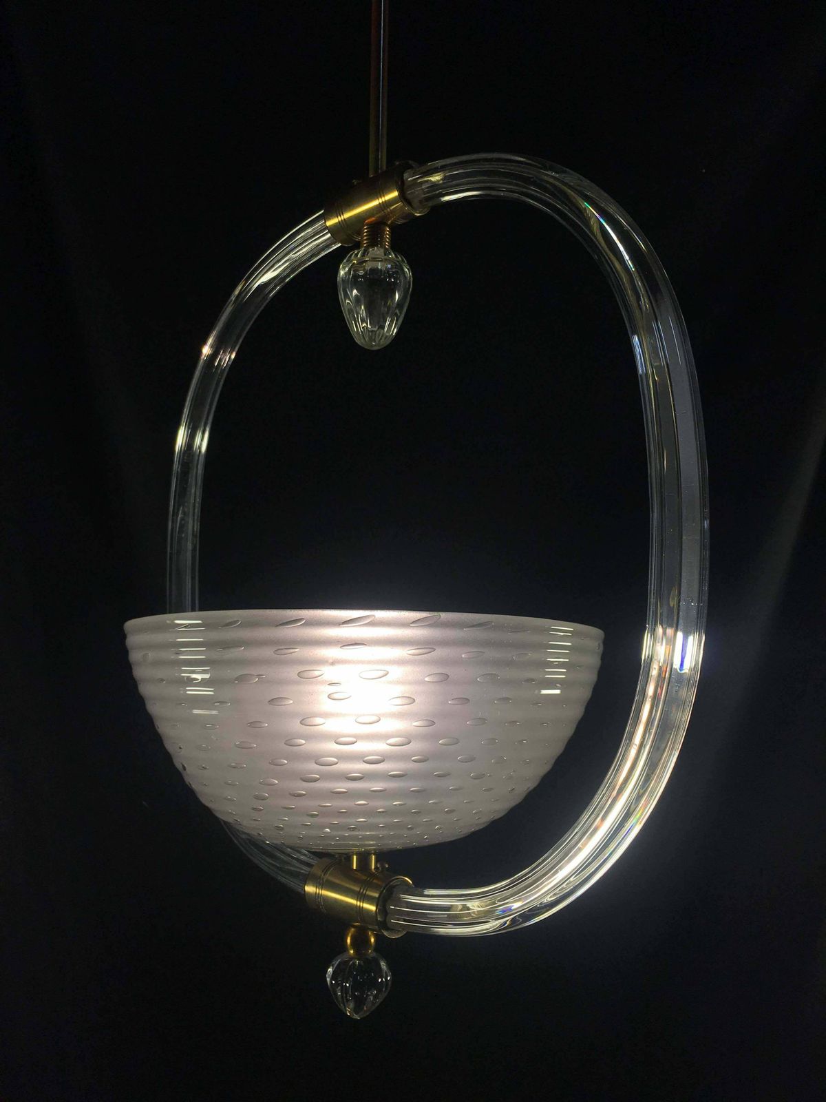 photo buy Charming Italian Chandelier By Barovier And Toso Murano 1940