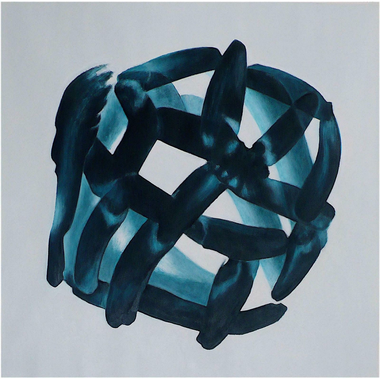 "Heavenly Body XVII" By Taeko Mima Oil On Canvas Painting, 1981