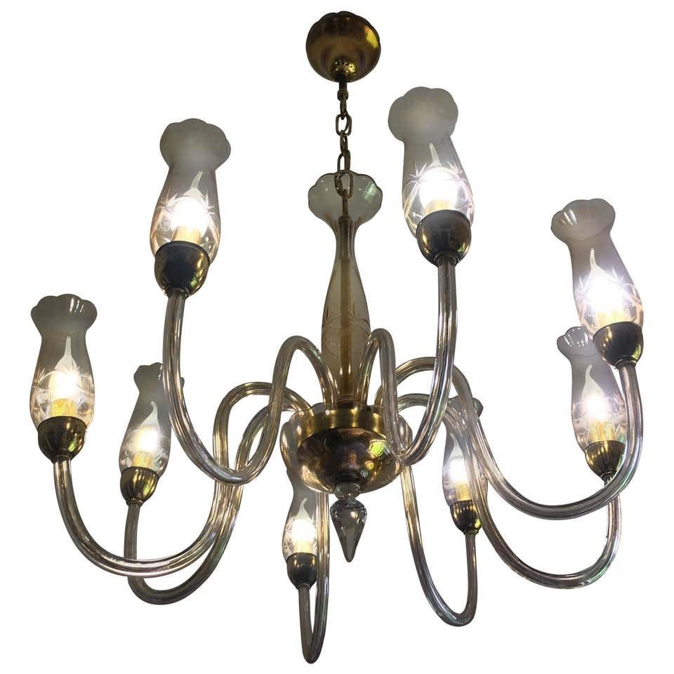 Italian De Majo Chandelier, Murano, 1990