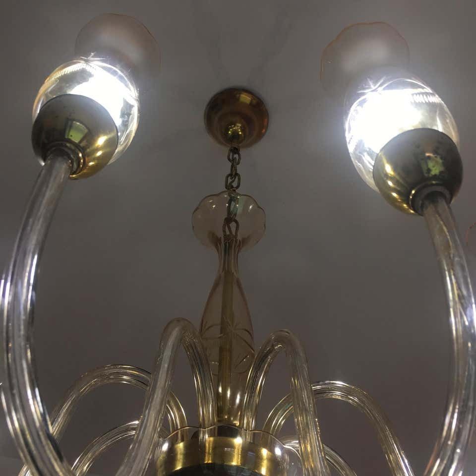 photo for sale Italian De Majo Chandelier, Murano, 1990