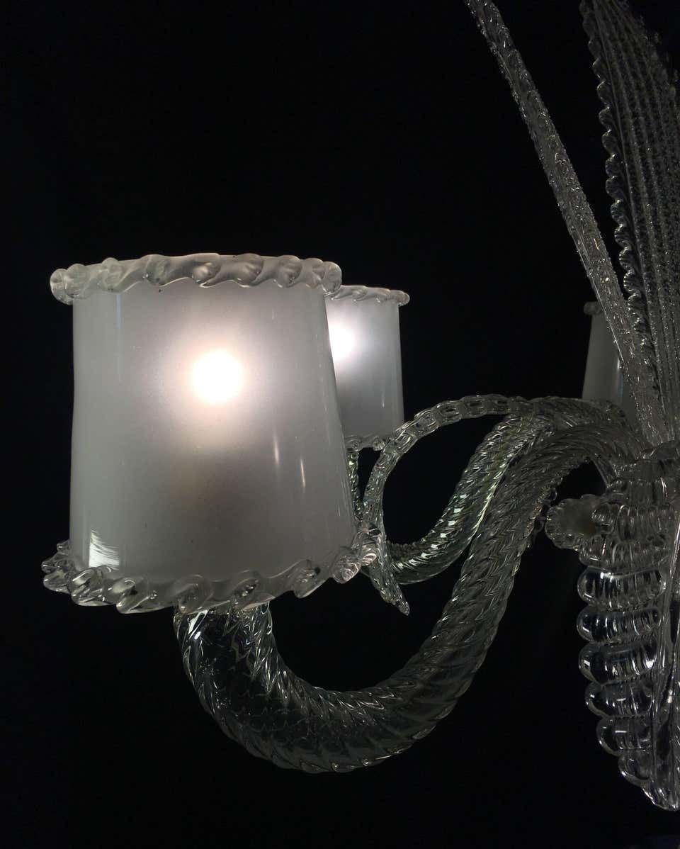 Amazing Chandelier By Barovier & Toso, Murano, 1940s photo buy