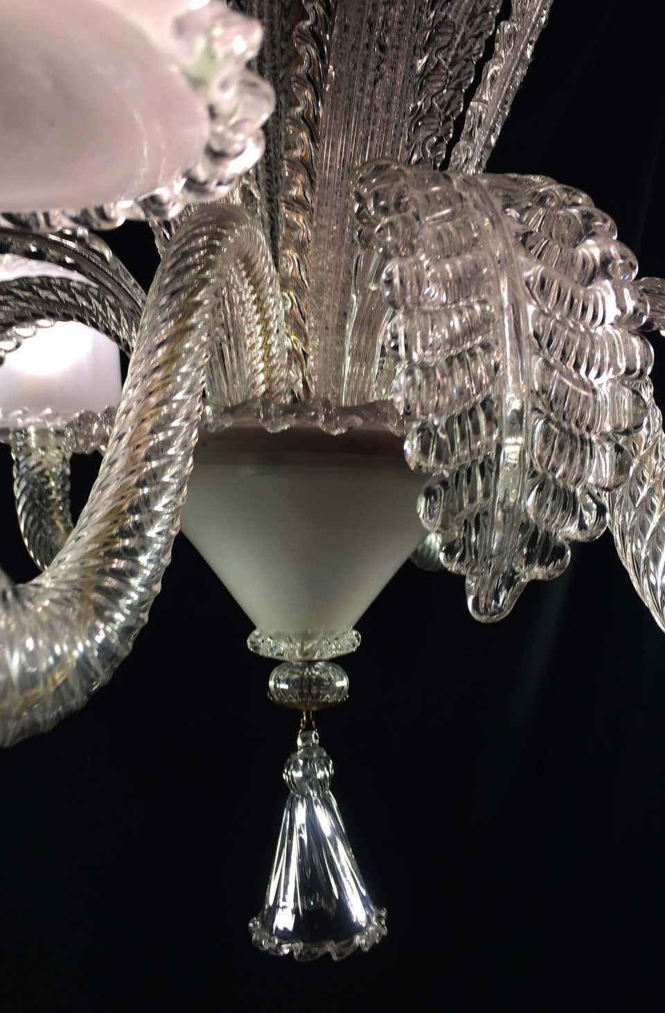 photo for sale Amazing Chandelier By Barovier & Toso, Murano, 1940s