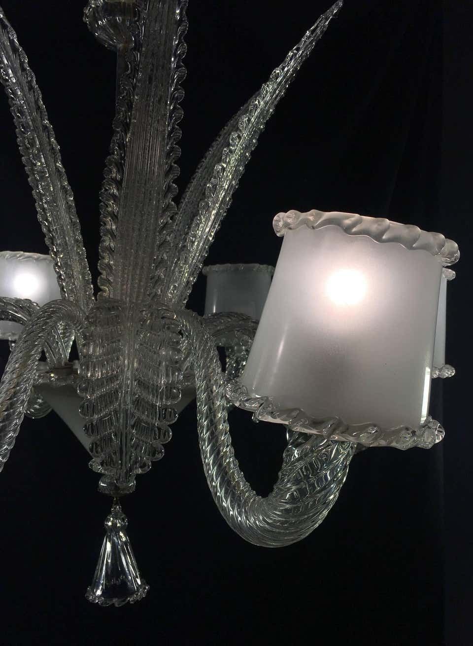 8076.0 Amazing Chandelier By Barovier & Toso, Murano, 1940s photo