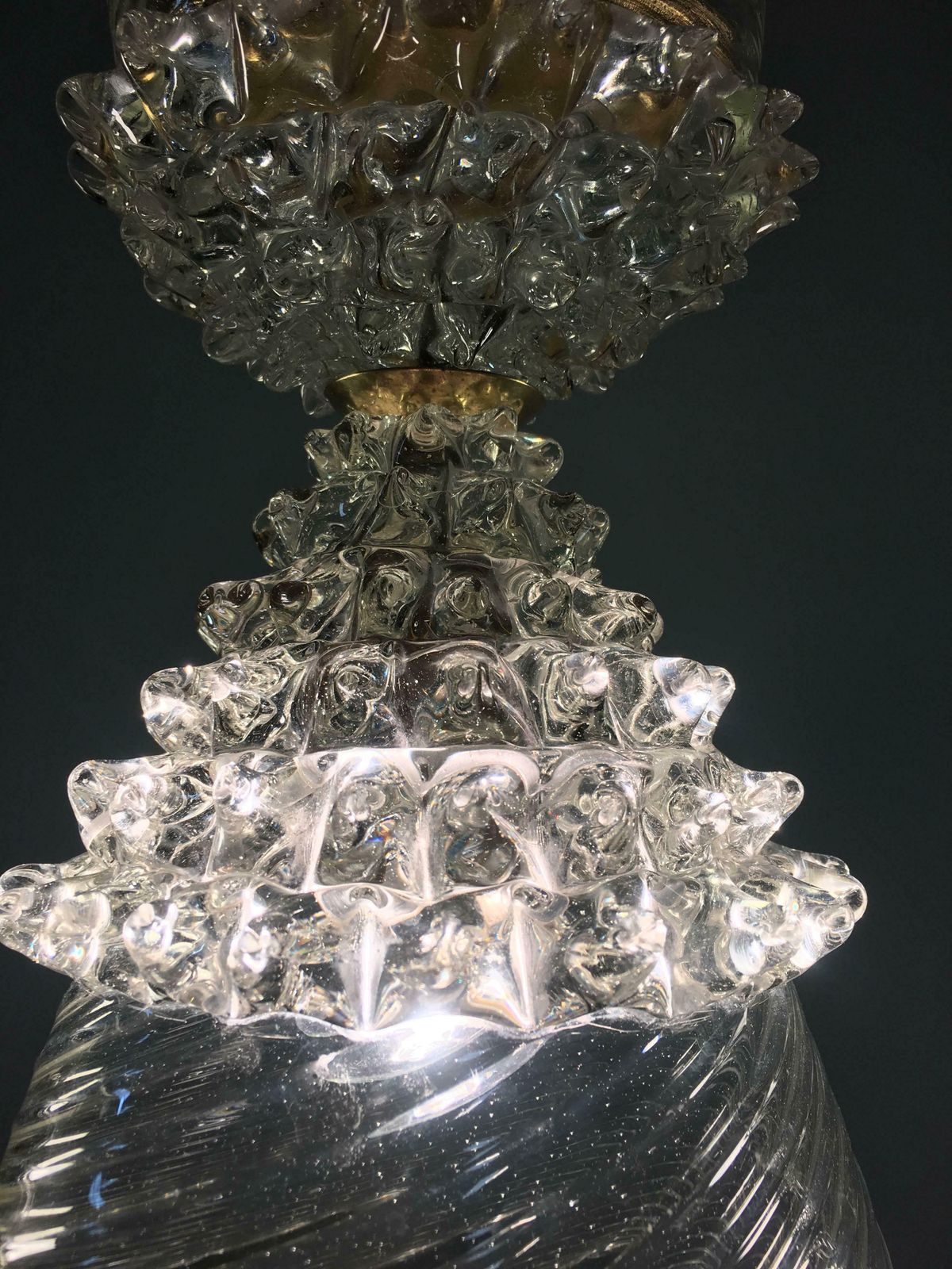 Italian Chandelier By Barovier And Toso  Murano  1950 photo buy