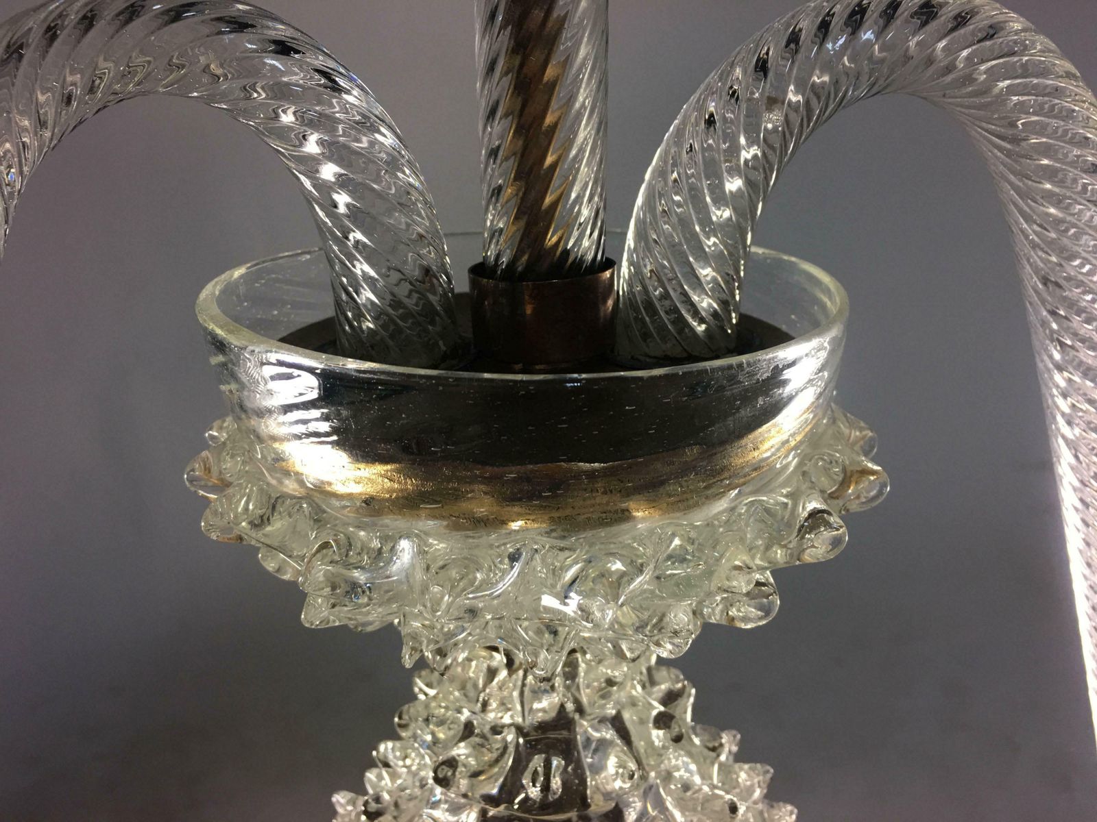 photo for sale Italian Chandelier By Barovier And Toso  Murano  1950