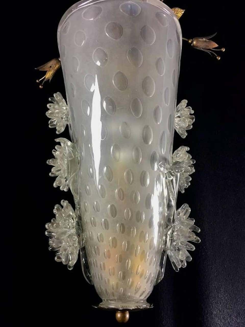 Extraordinary Italian Chandelier By Archimede Seguso, Murano, 1940s photo 3393.0
