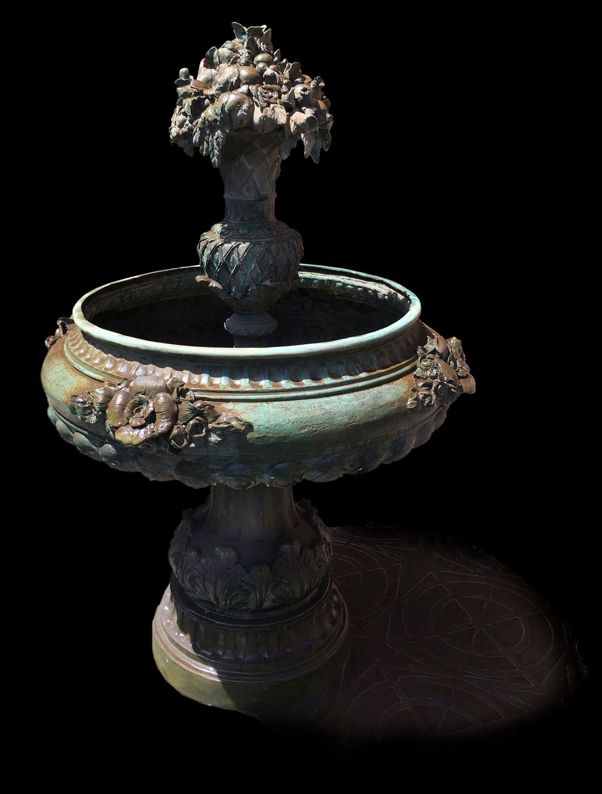 Italian Bronze Fountain, 1970s photo furniture