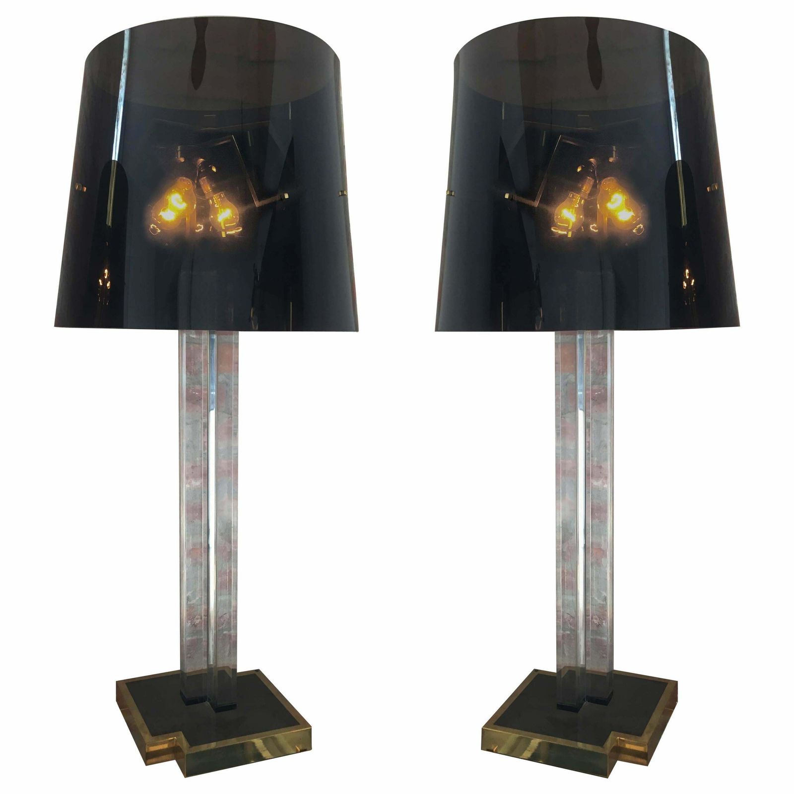 Pair Italian Floor Lamps By Romeo Rega, 1970